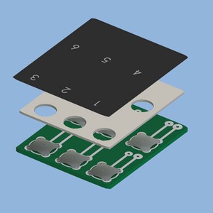 Tactile Metal “Key-Pad” Dome Switches-Image