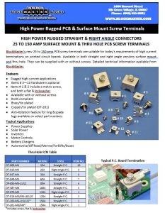HIGH POWER STRAIGHT & RIGHT ANGLE CONNECTORS-Image