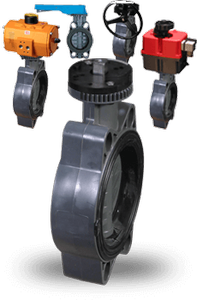 FE Series PVC Butterfly Valves-Image