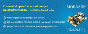 15-45W open-frame multi-output AC-DC power supply-Image