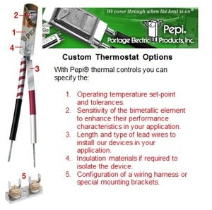 Custom Thermostat Options from Portage Electric-Image