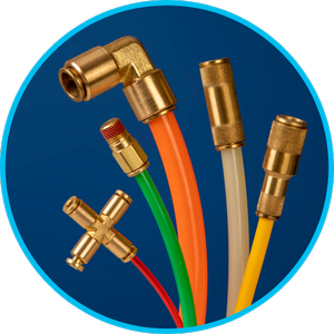 Push-to-Connect Fittings Stocked in Durable Brass-Image