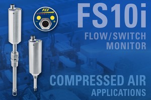 Monitoring Compressed Air with FS10i Flow Switch-Image