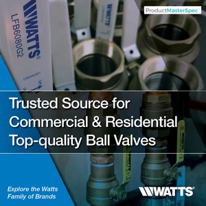 Watts Ball Valves for Plumbing Piping-Image