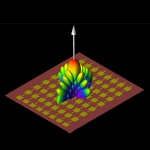 Simulating a 28 GHz Antenna Array for 5G-Image