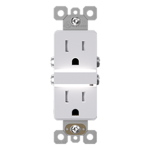 Tamper-Resistant Night Light Wall Outlets-Image