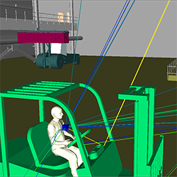 5G for Industry 4.0: Propagation in a Warehouse-Image