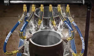 Flexible Stay Set Hoses Hold Air Nozzles-Image