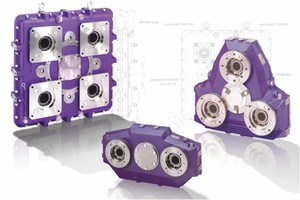 Pump drives ~ multiple power take-off units-Image
