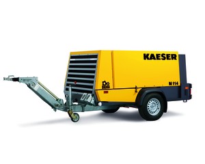 M114 375 CFM Portable Air Compressor-Image