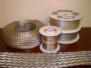 Braid, Tinned, Silver, Nickel, SS, Tubular or Flat-Image