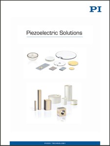 New Piezoelectric Solutions Catalog-Image