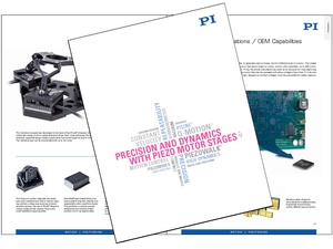 160-page catalog on piezo motor solutions from PI-Image