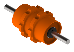 Drum Sprockets and Shaft Assembly-Image
