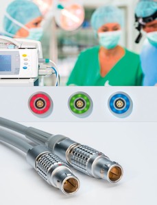 Halo LED connector with LED lighted flange-Image