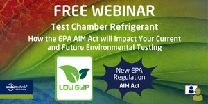 Webinar - Test Chamber Refrigerants -Image