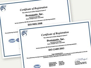 Protomatic exceeds ISO requirements-Image
