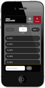 New mobile app: GAGEmobile™ -Image