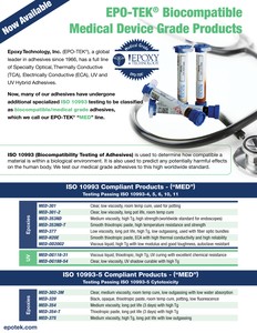 EPO-TEK® New Medical Adhesive Catalog-Image