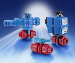 Red Kynar Ball Valves-Image