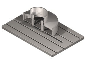 Design of fixtures for unique part measurements. -Image