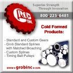 Spline, gear, or pulley stock-Image