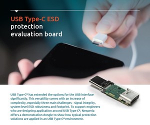 USB Type-C ESD protection evaluation board Leaflet-Image