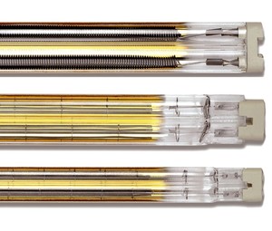 Infrared emitter made of high-quality quartz tubes-Image