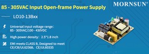 80-305VAC Open-frame Power Supply LO10-13Bxx-Image