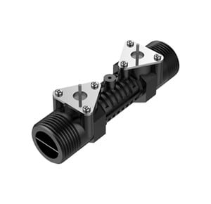 Ultrasonic Flow Sensor with Pipe for Flow Meter-Image