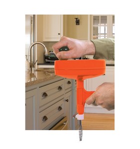 Deluxe Spin-Thru Clears Sinks and Laundry Drains-Image