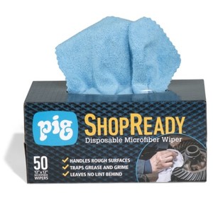  PIG® ShopReady™ Disposable Microfiber Wipers-Image