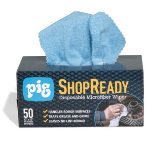 PIG® ShopReady™ Disposable Microfiber Wipers-Image