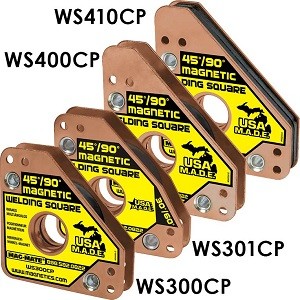 Copper-plated Magnetic Welding Squares -Image