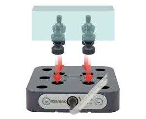 Powerfully clamp your work piece or fixture.-Image