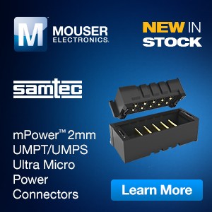 Samtec mPower™ 2mm UMPT and UMPS Power Connectors-Image