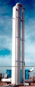 Stripping columns for water purification.-Image