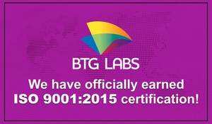 BTG Labs has earned ISO 9001:2015 Certification-Image