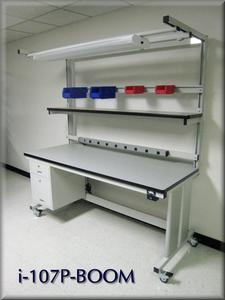 Lift Table Workstation - Model i-107P-BOOM-Image