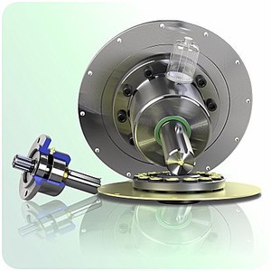 Sturdy bearing supported stub shafts-Image