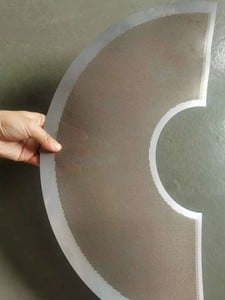 Metal cutting and drilling, stainless steel filter-Image