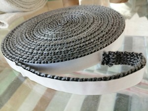 Fiberglass knitted tape for thermal insulation -Image
