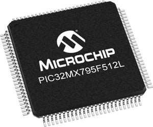 PIC32MX795F512L multifunction microprocessor-Image