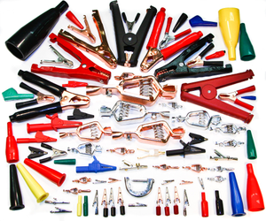 Electronic clips and insulators-Image