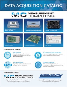 Data Acquisition Product Selection Guide-Image
