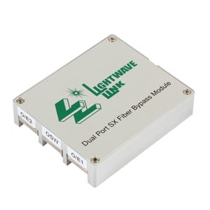Dual Port SX Fiber Bypass Module (Latching Type). -Image