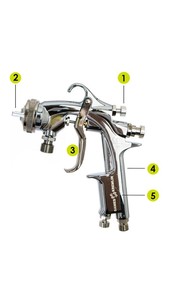 FSTART P PRESSURE AIRSPRAY SPRAY GUN-Image
