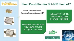 Band Pass Filter for 5G NR Band n12 application-Image