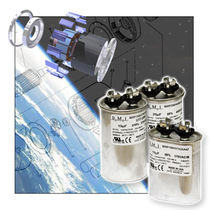 Oil-Filled, Self-Healing AC Motor Run Capacitors-Image