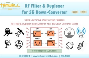 RF Filter & Duplexer for 5G Down-Converter-Image